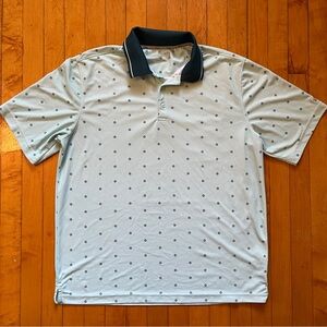 Walter Hagen Polo Shirt Men's Size L Ice Blue Performance 11